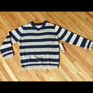 La Miniatura Boys Size 8 V-neck Sweater
